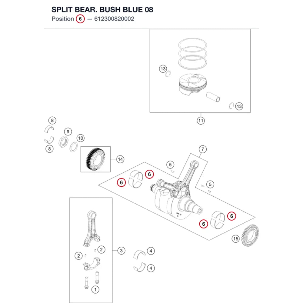 SPLIT BEAR. BUSH BLUE       08