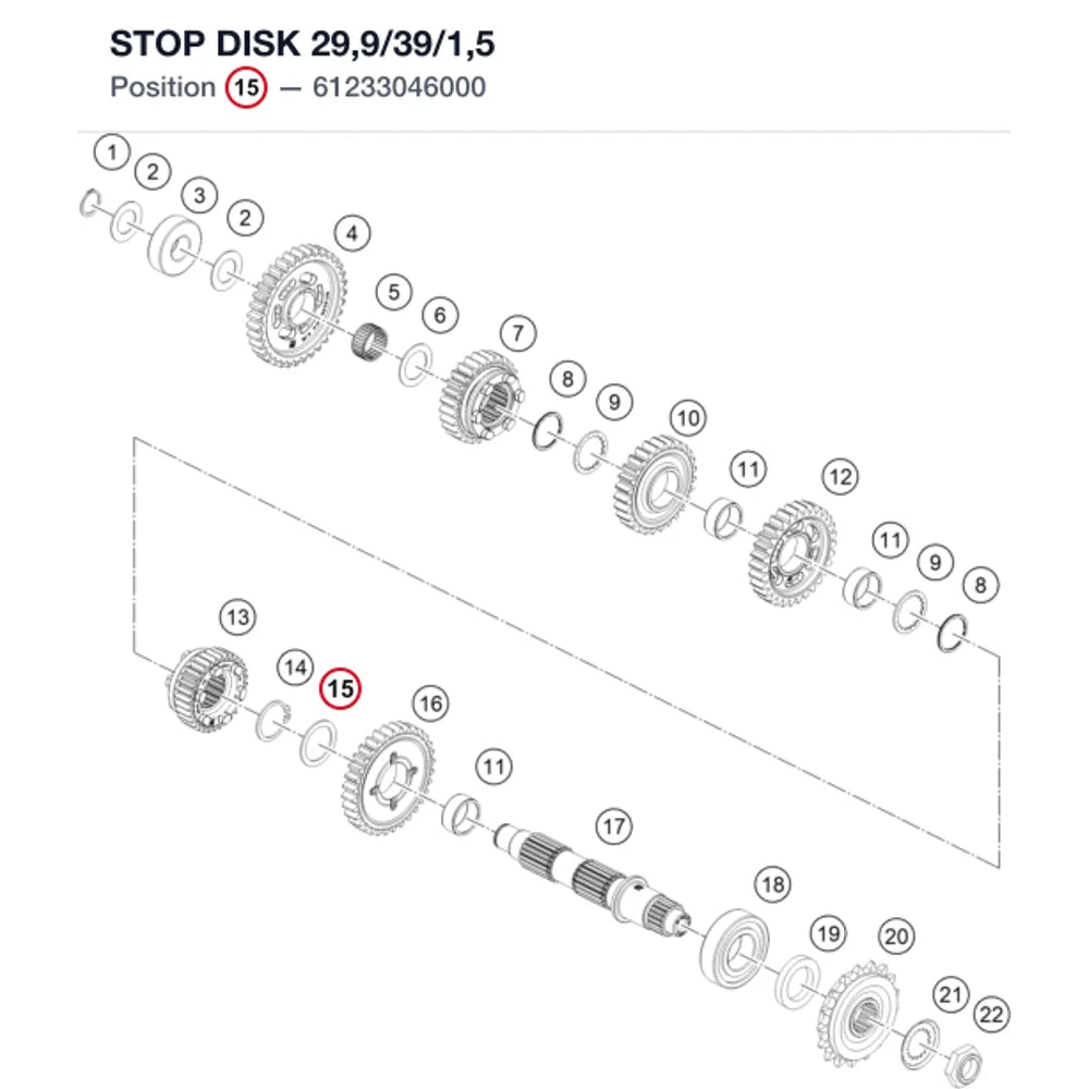 STOP DISK 29,9/39/1,5