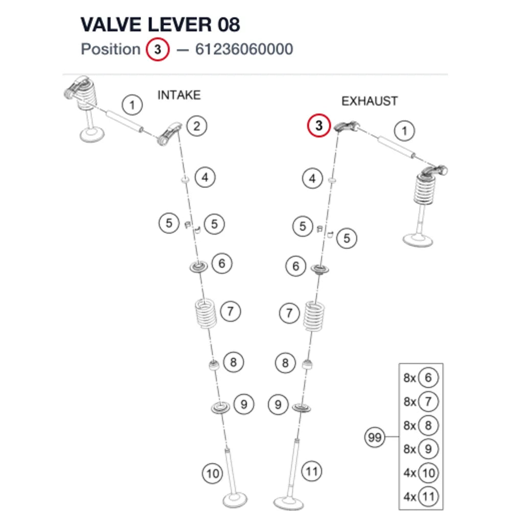 VALVE LEVER                 08
