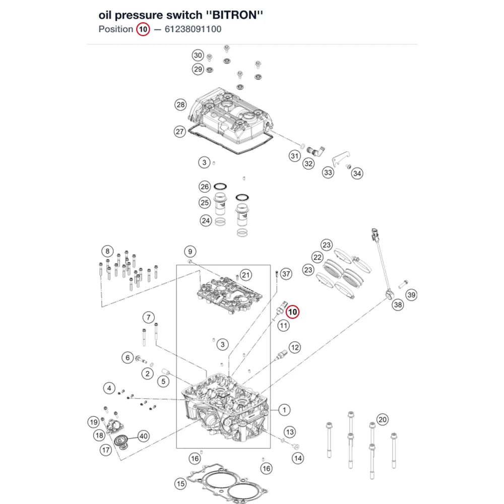 oil pressure switch ''BITRON''