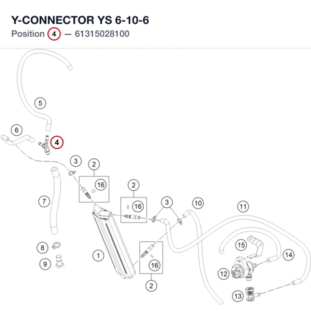 Y-CONNECTOR YS 6-10-6