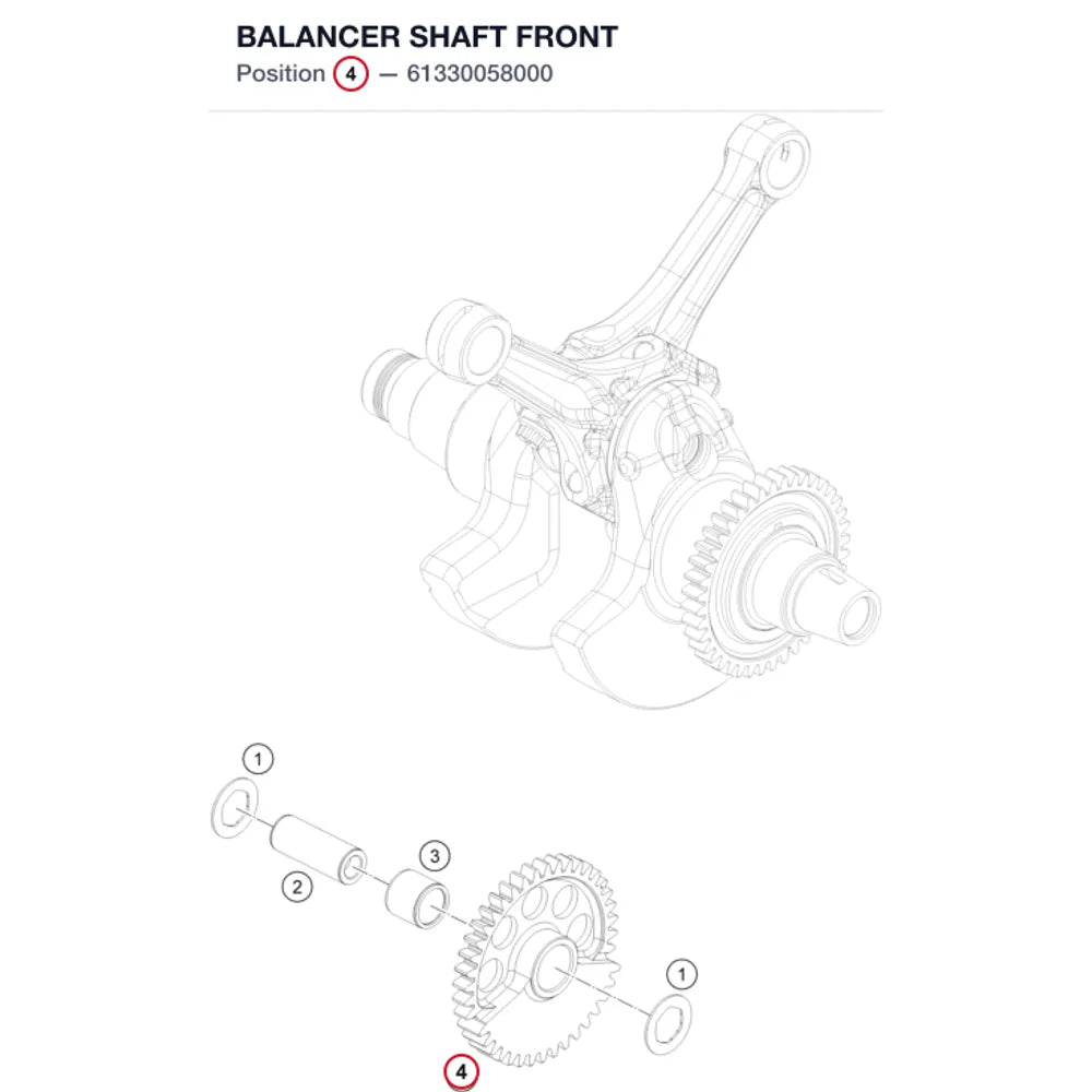 BALANCER SHAFT FRONT