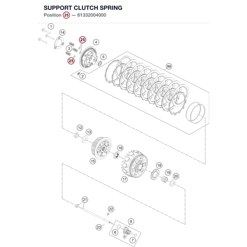 SUPPORT CLUTCH SPRING