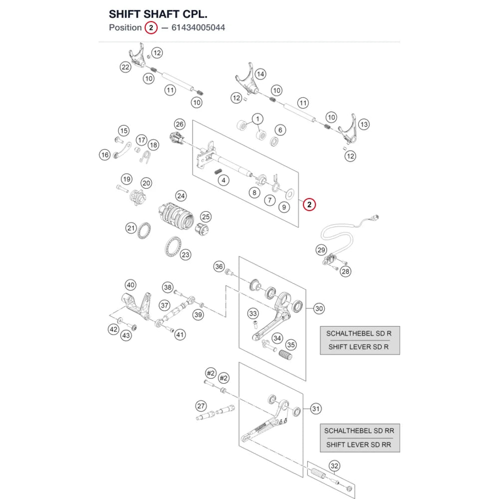 SHIFT SHAFT CPL.