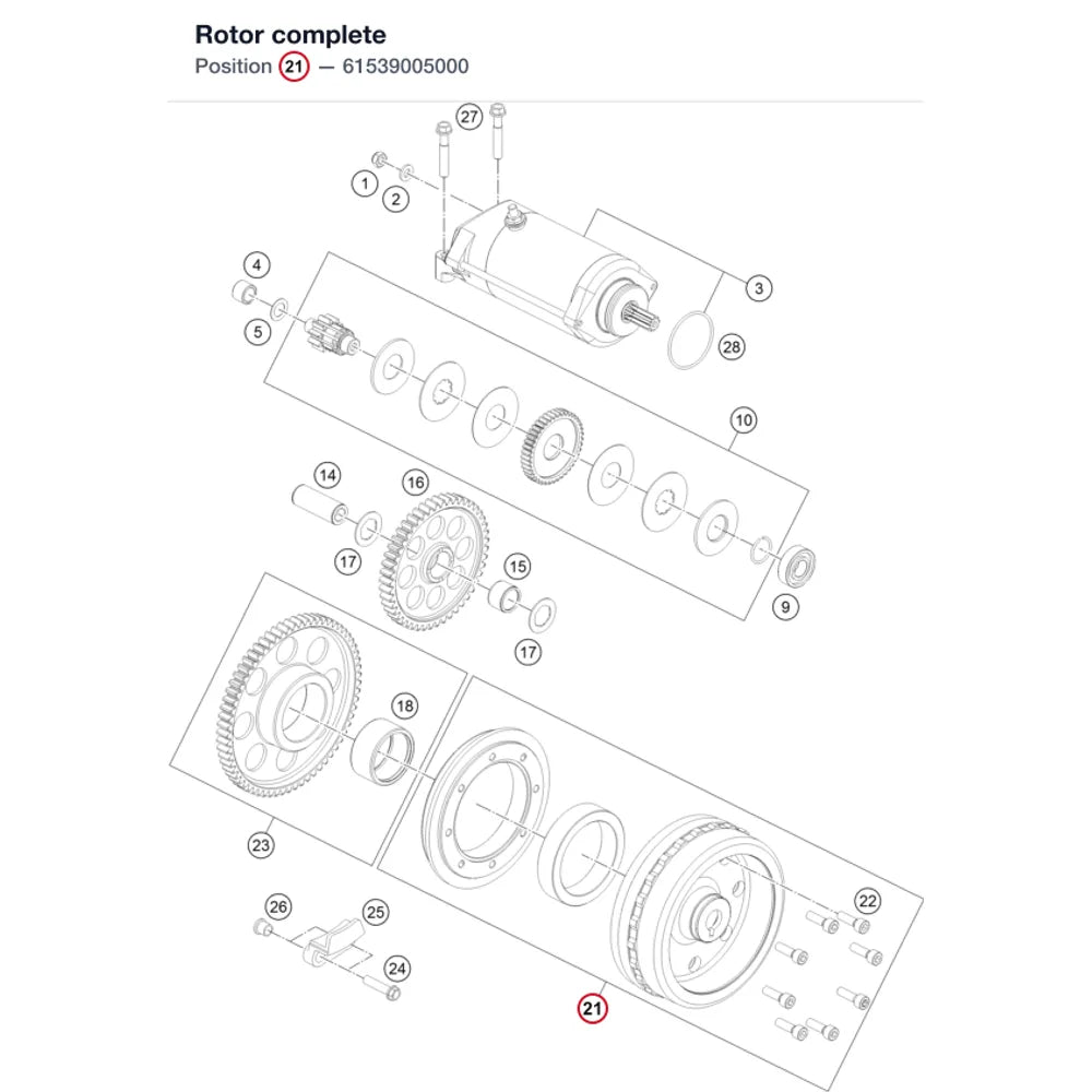 Rotor complete