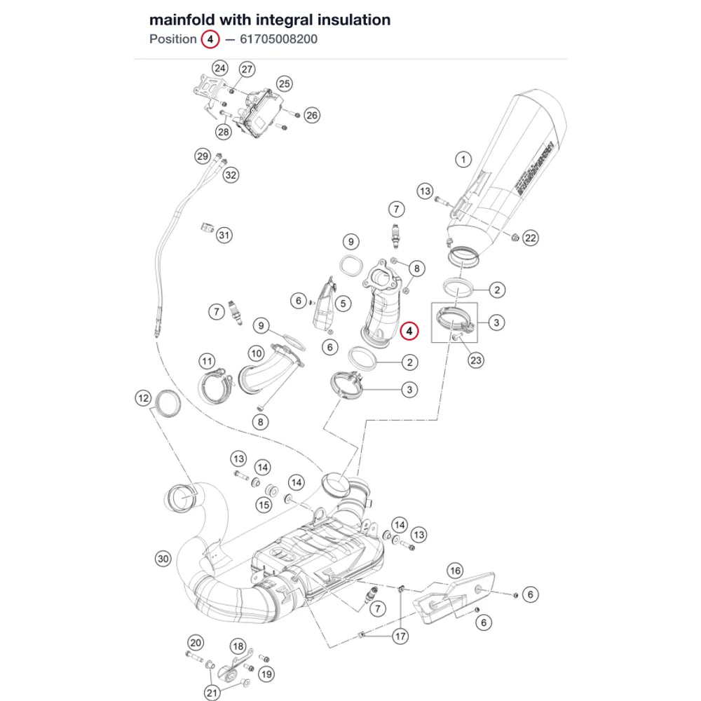 mainfold with integral insulation