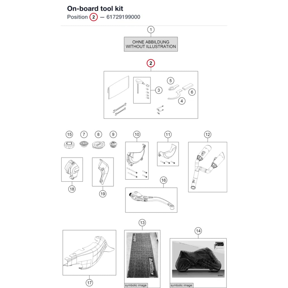 On-board tool kit