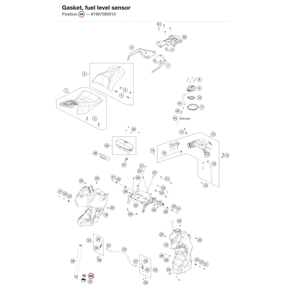 Gasket, fuel level sensor