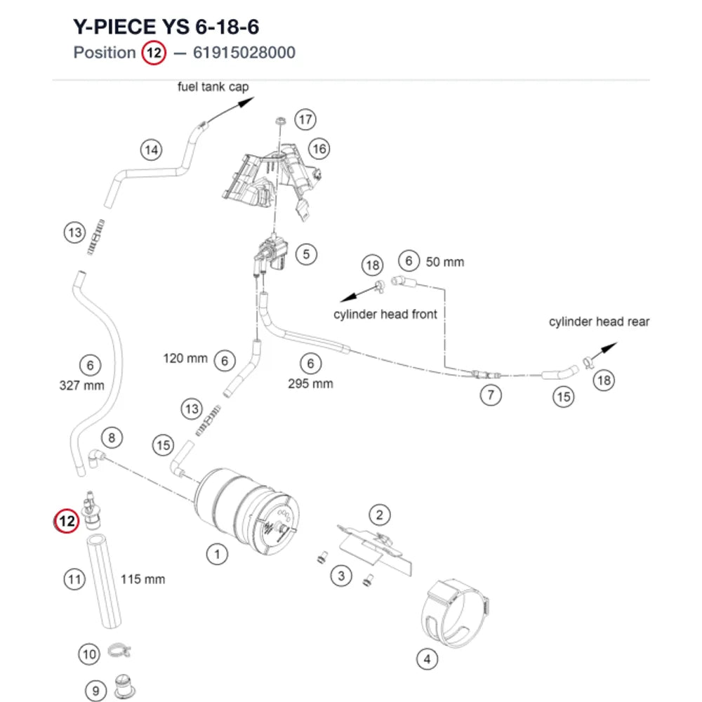 Y-PIECE YS 6-18-6