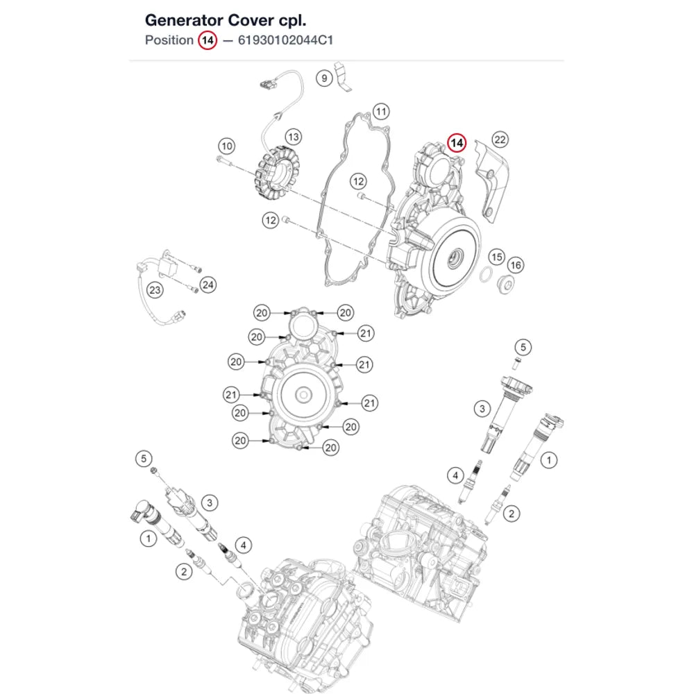 Generator Cover cpl.