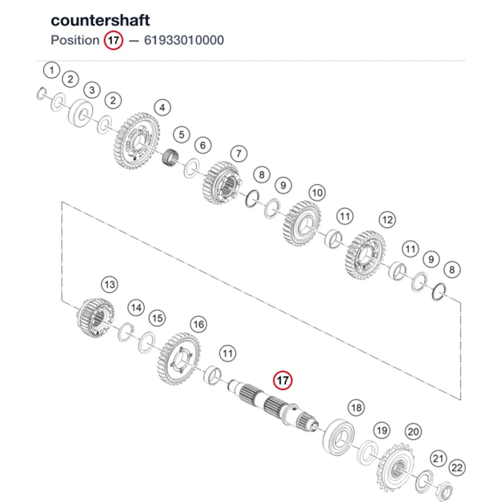countershaft