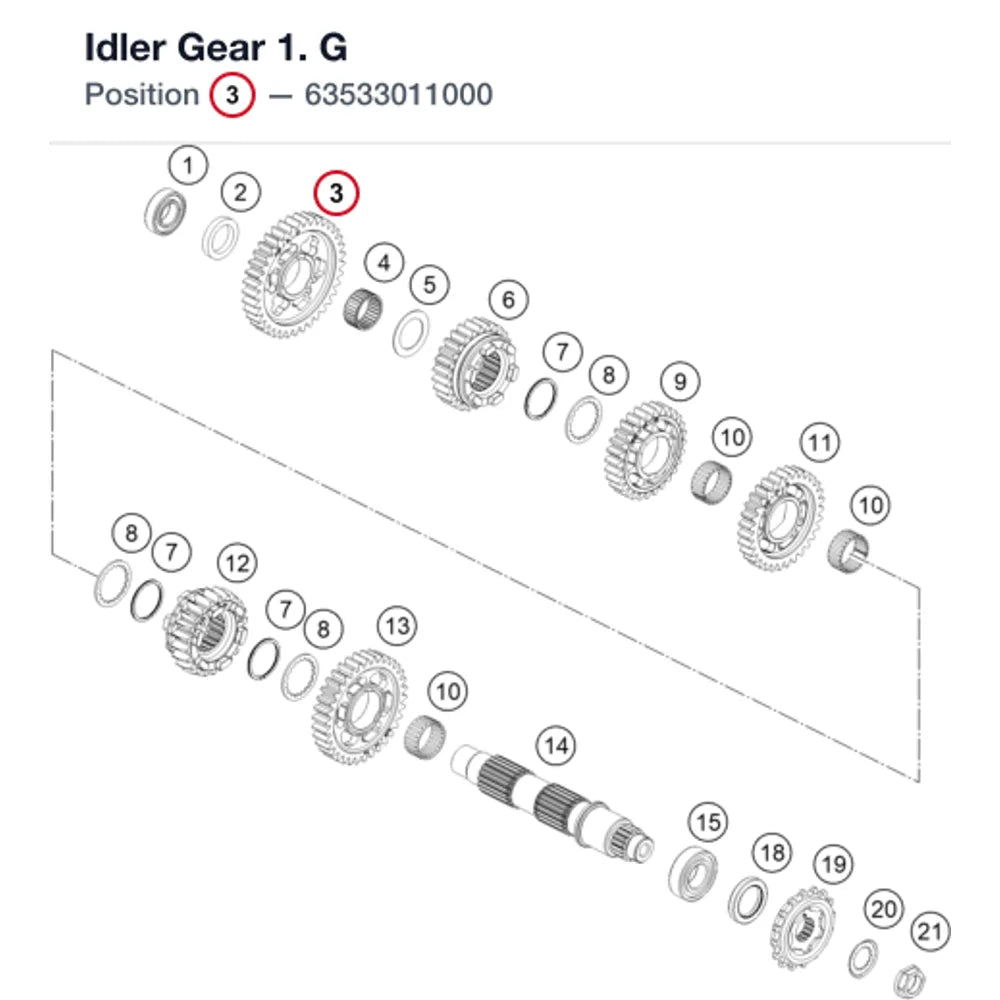 Idler Gear 1. G
