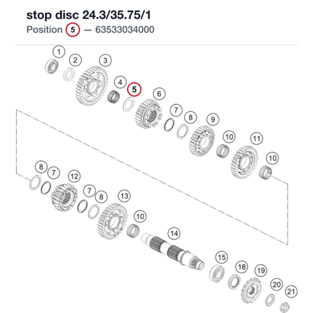 stop disc 24.3/35.75/1