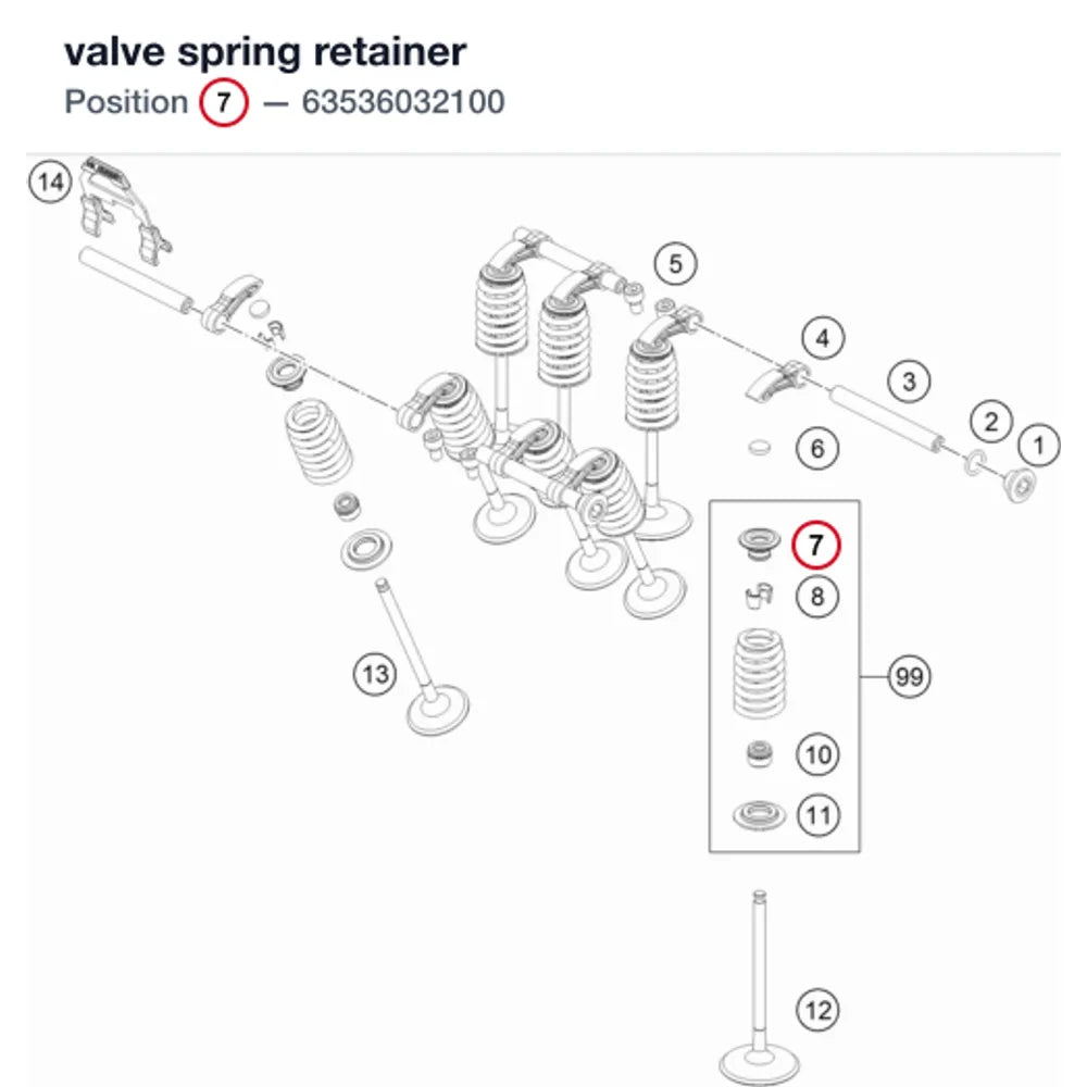 valve spring retainer