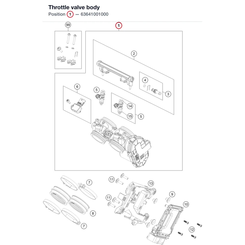 Throttle valve body