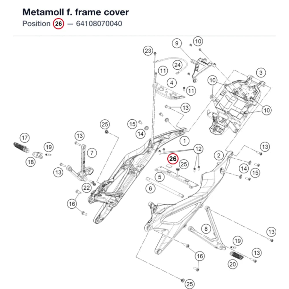 Metamoll f. frame cover
