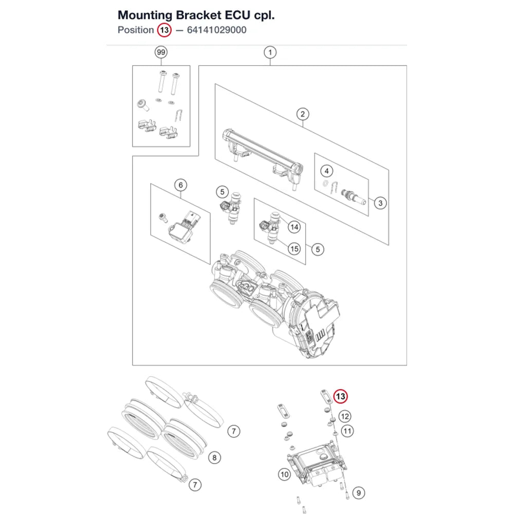 Mounting Bracket ECU cpl.