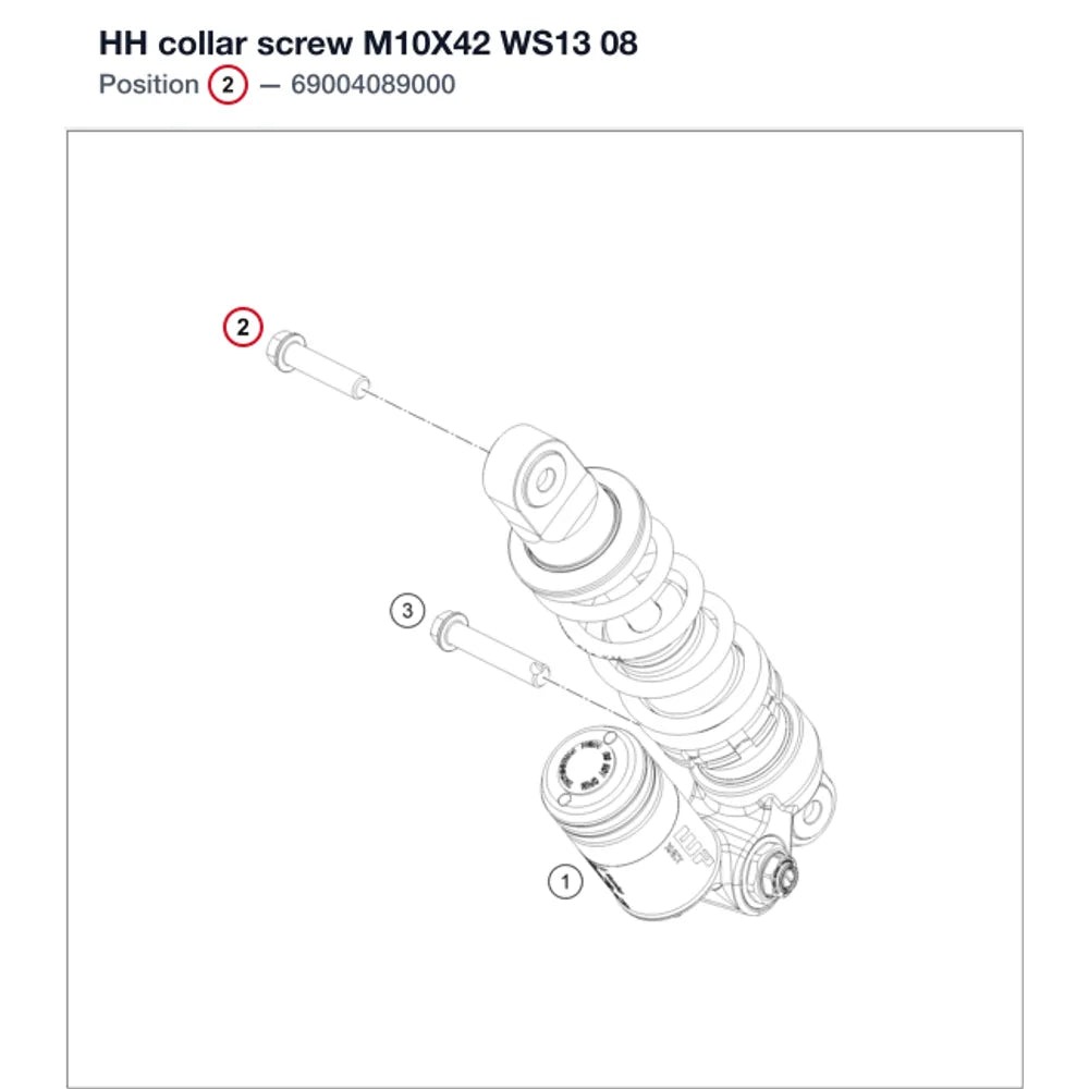 HH collar screw M10X42 WS13 08