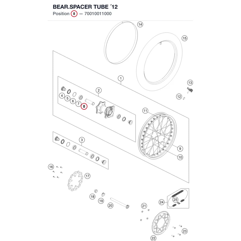 BEAR.SPACER TUBE ´12