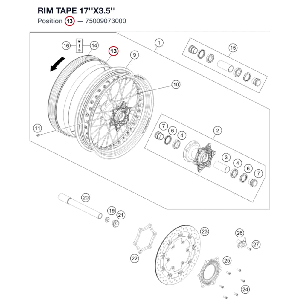 RIM TAPE 17''X3.5''