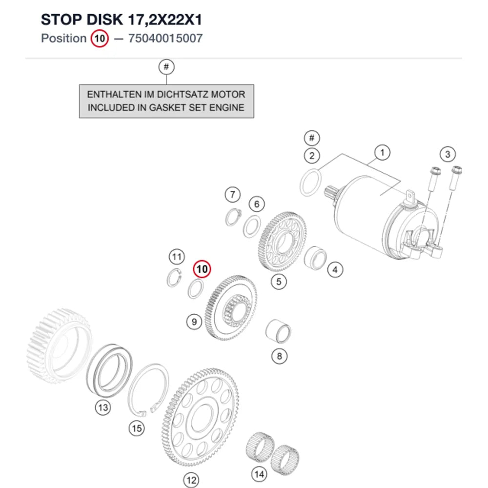 STOP DISK 17,2X22X1