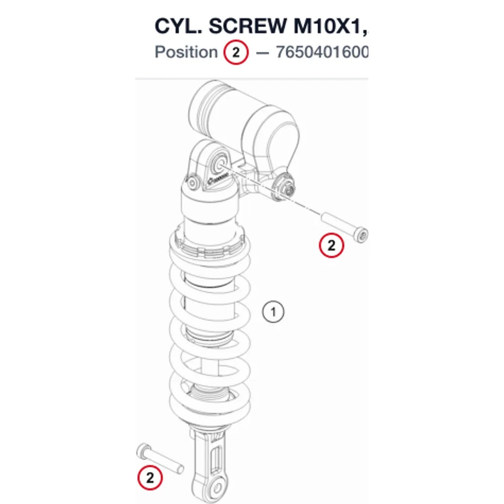 CYL. SCREW M10X1,25 L=53