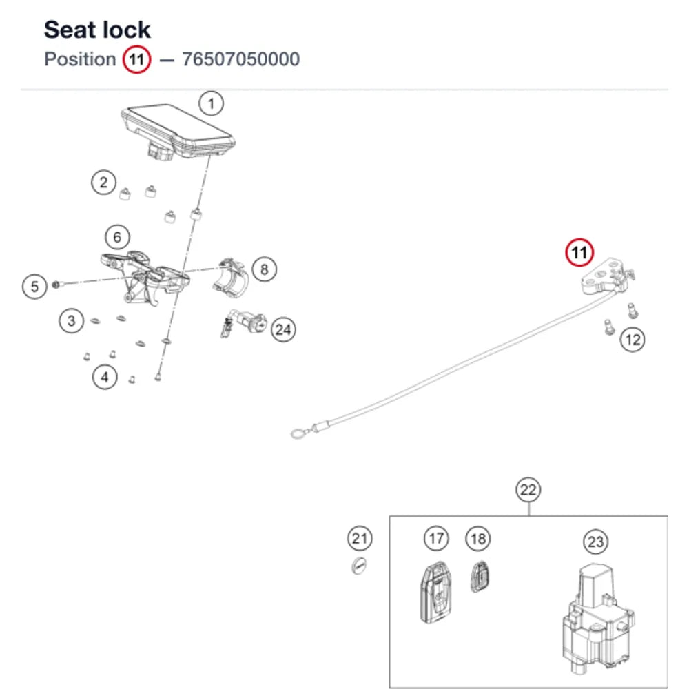 Seat lock