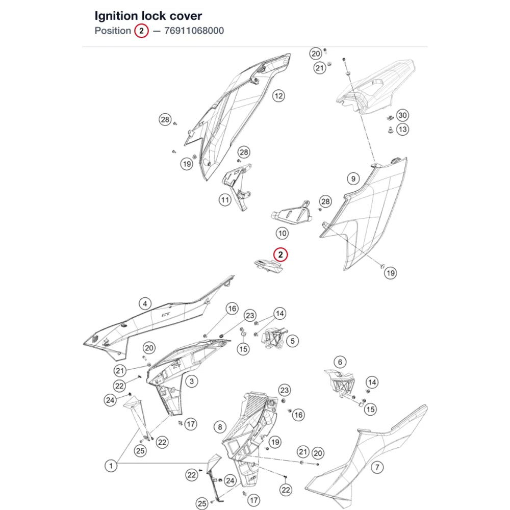 Ignition lock cover