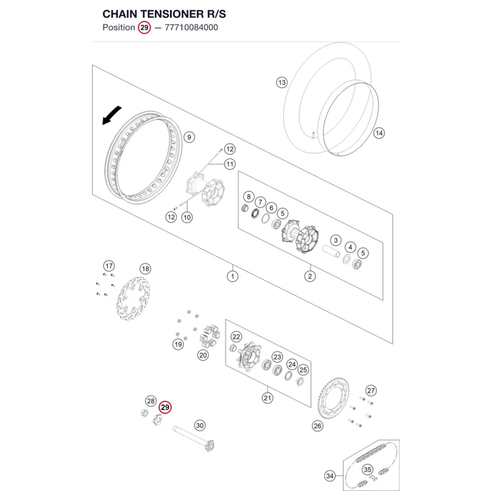 CHAIN TENSIONER R/S