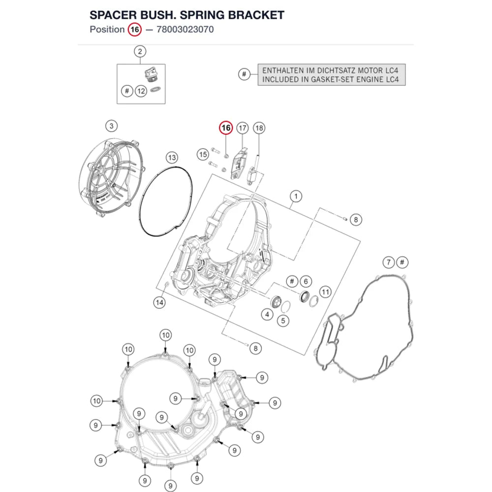 SPACER BUSH. SPRING BRACKET