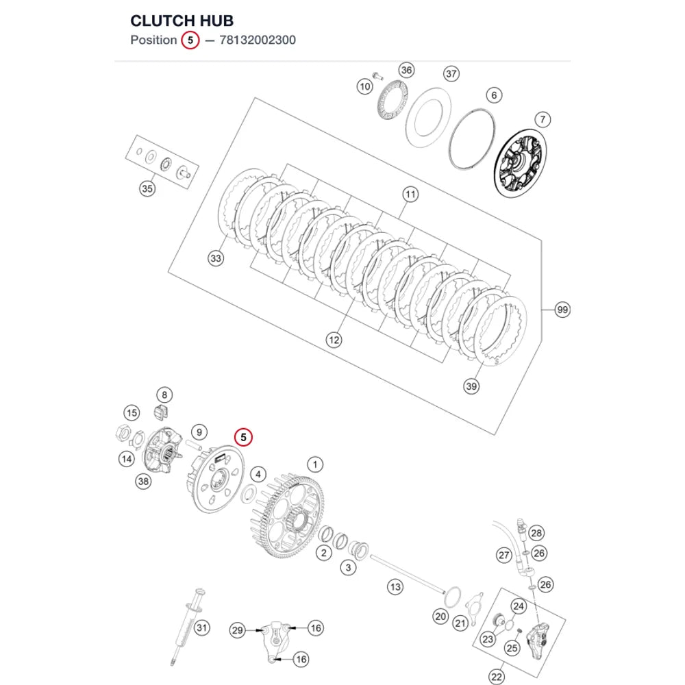 CLUTCH HUB