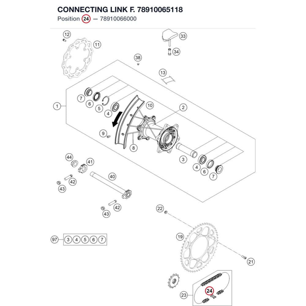 CONNECTING LINK F. 78910065118