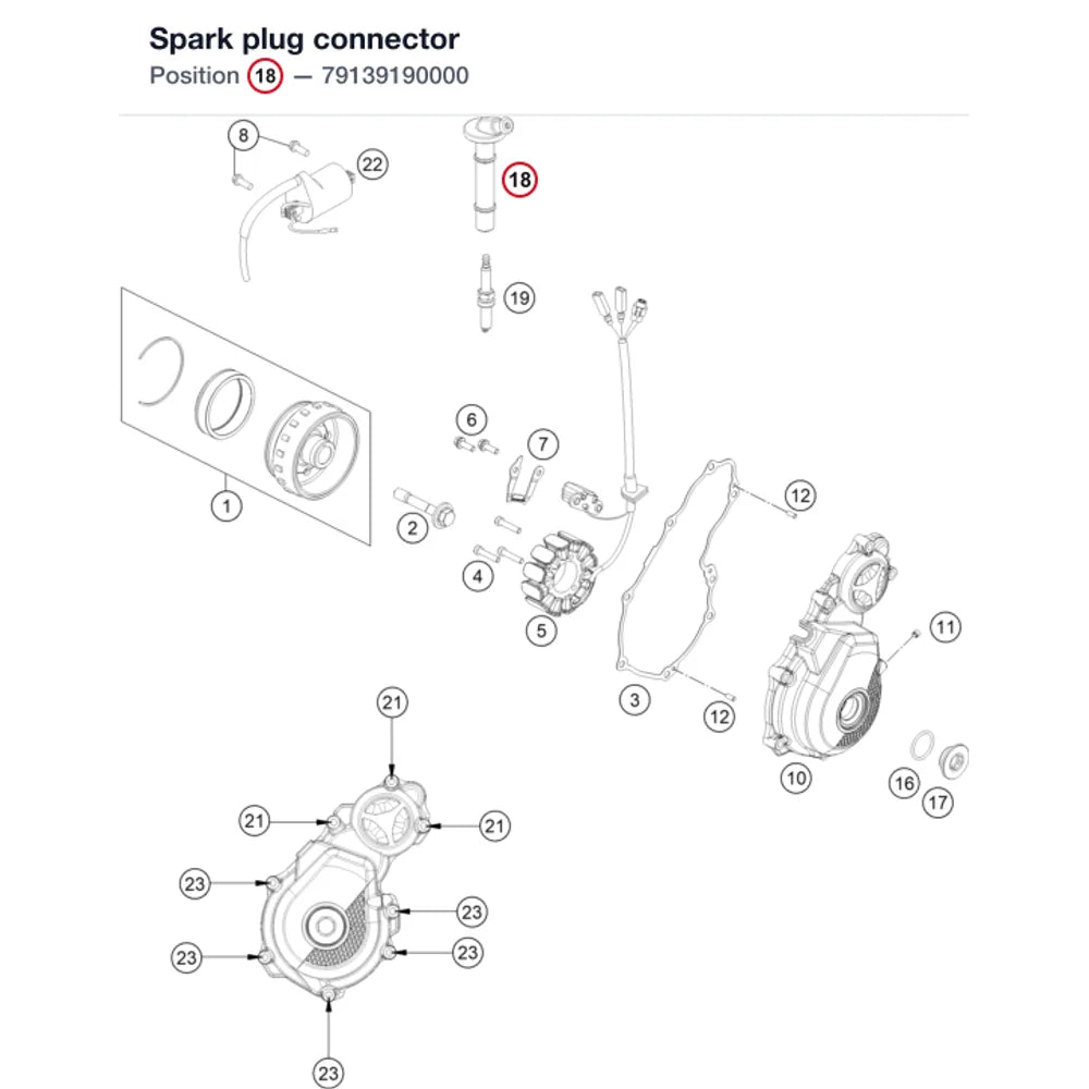 Spark plug connector