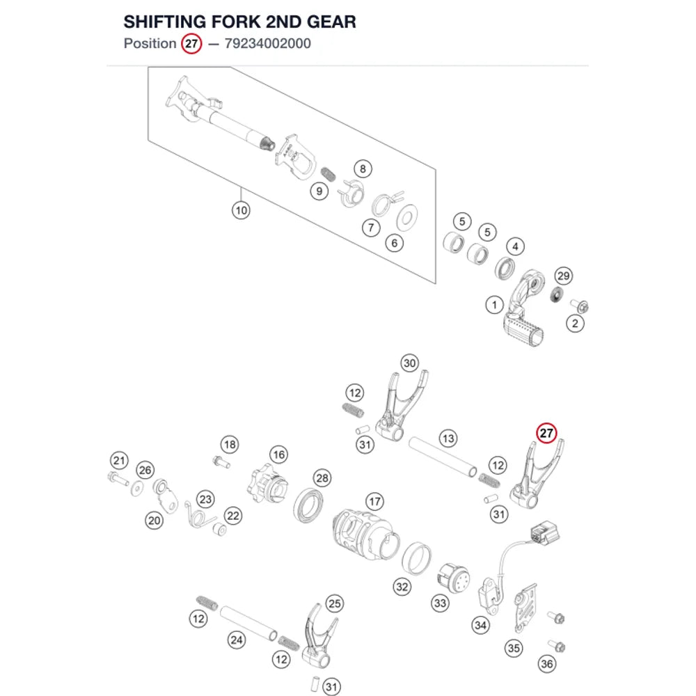 SHIFTING FORK 2ND GEAR