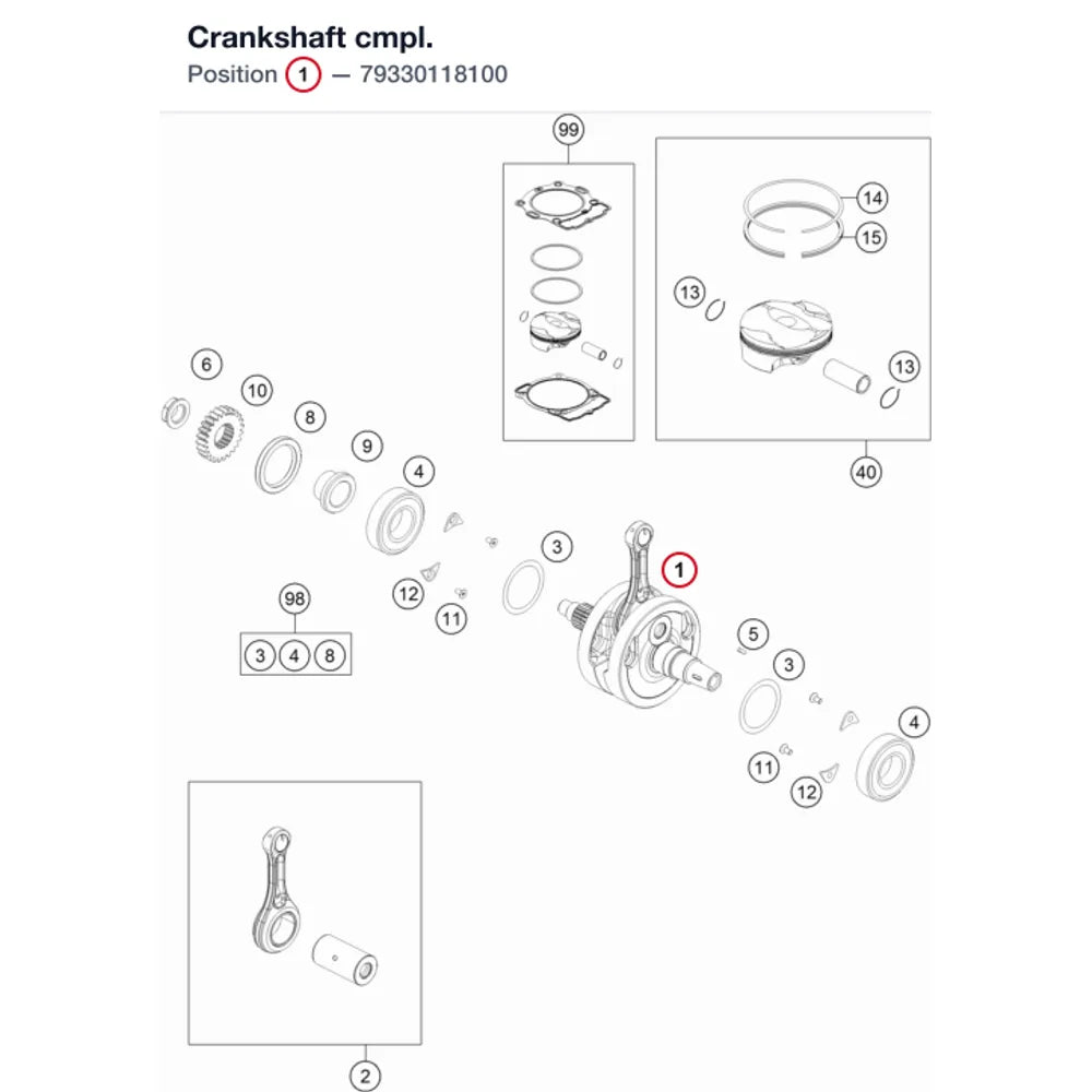 Crankshaft cmpl.