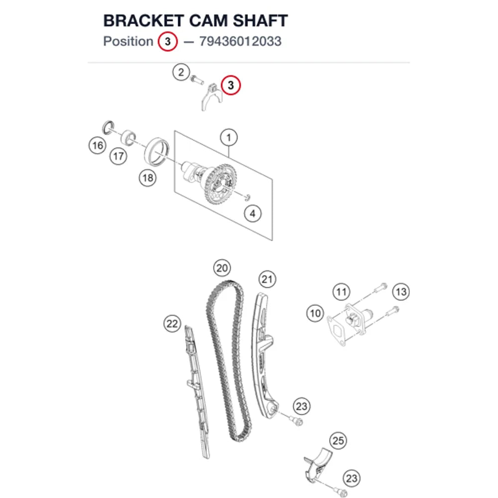 BRACKET CAM SHAFT