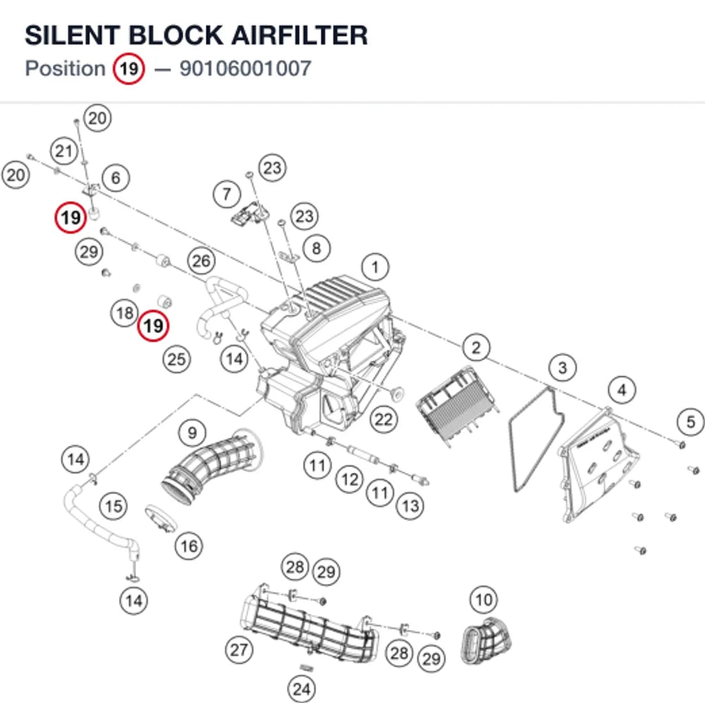SILENT BLOCK AIRFILTER