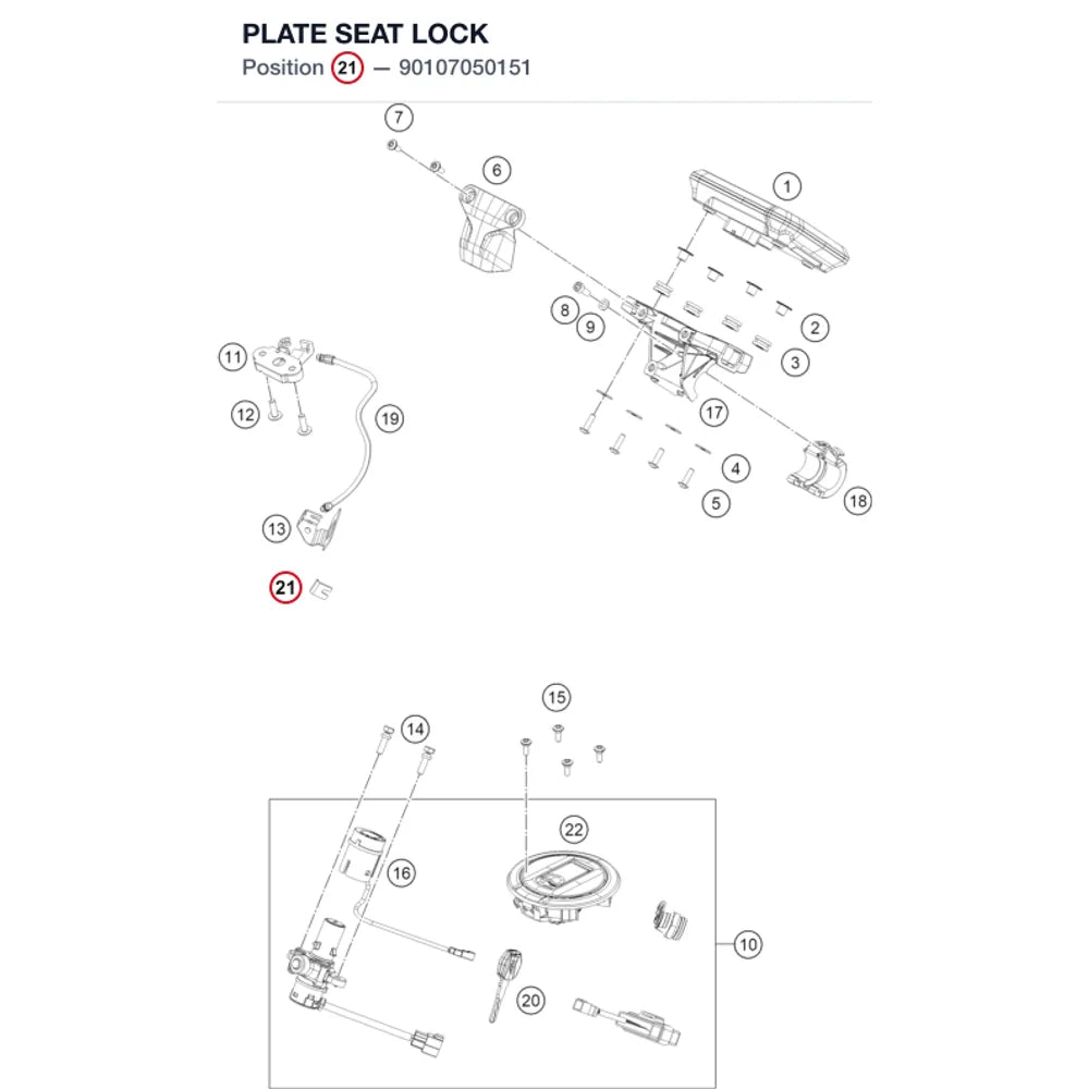 PLATE SEAT LOCK