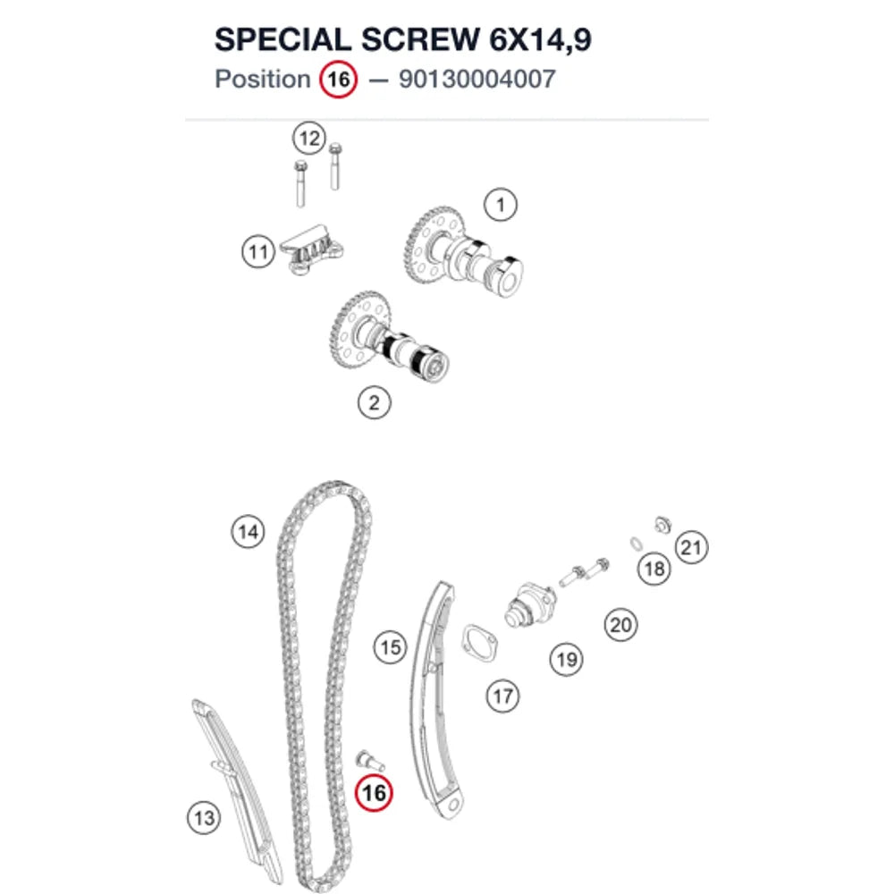 SPECIAL SCREW 6X14,9