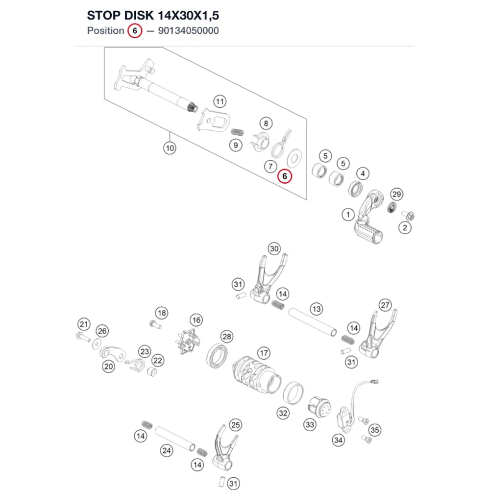 STOP DISK 14X30X1,5