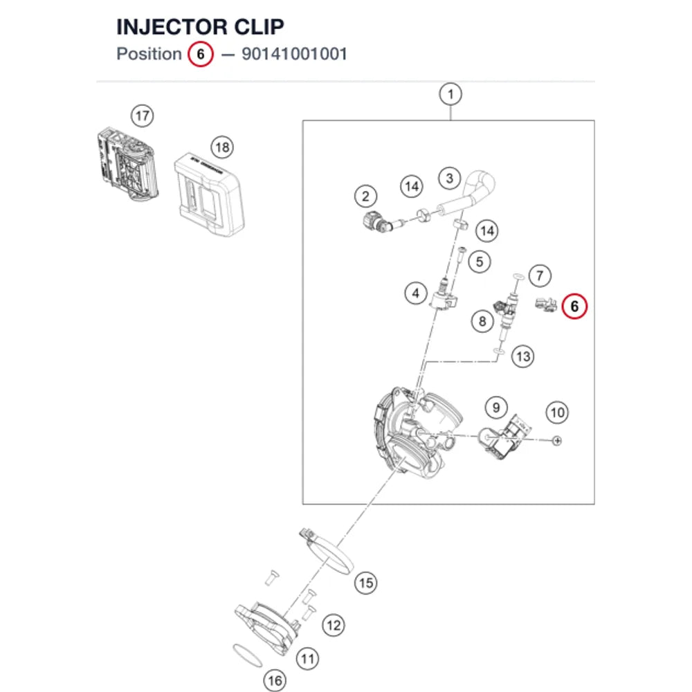 INJECTOR CLIP