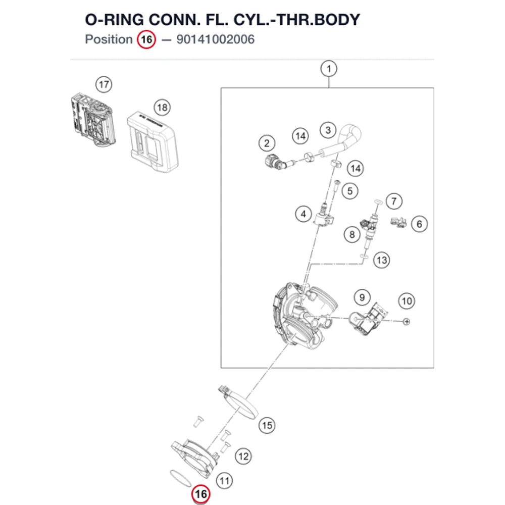 O-RING CONN. FL. CYL.-THR.BODY