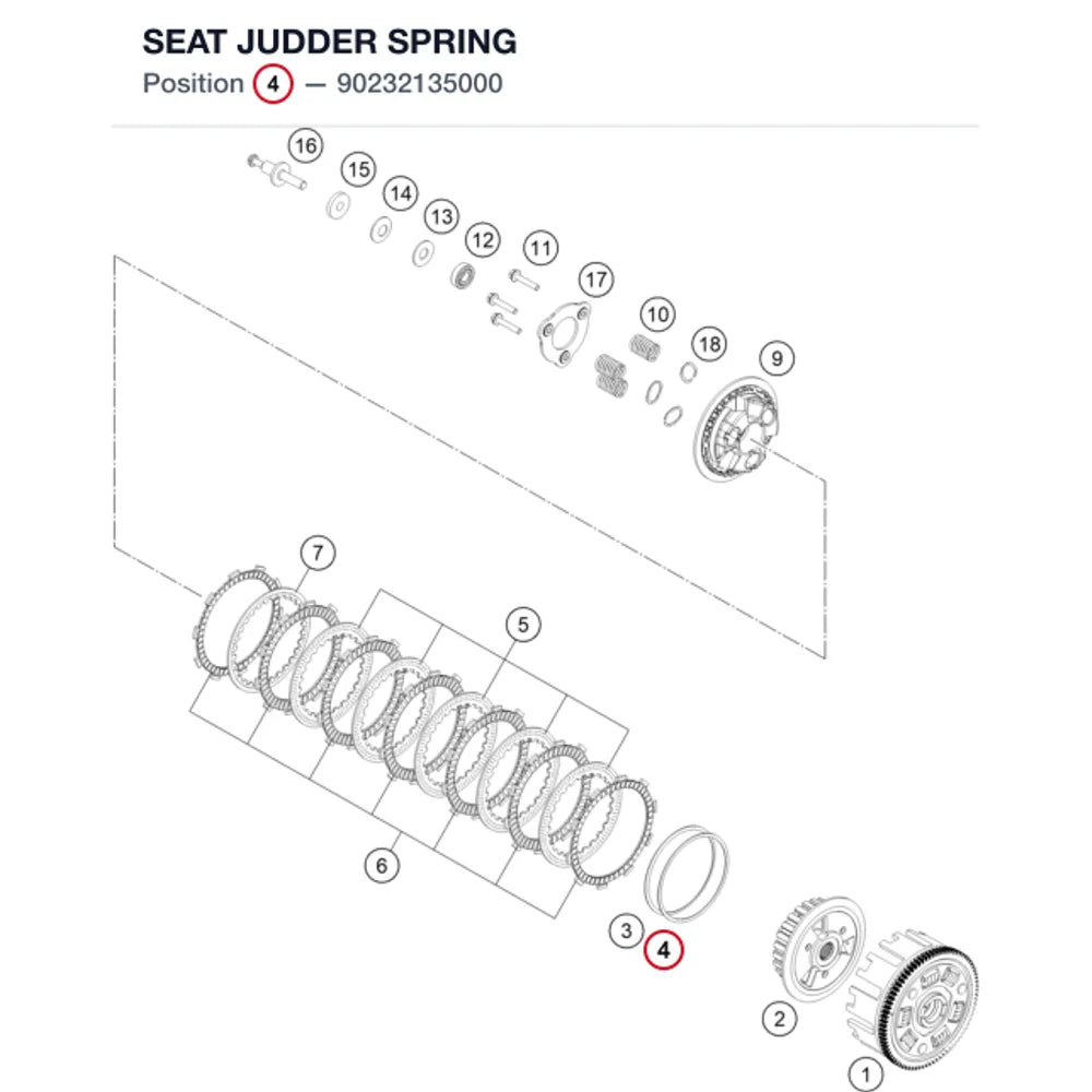 SEAT JUDDER SPRING