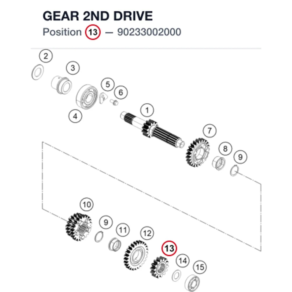 GEAR 2ND DRIVE