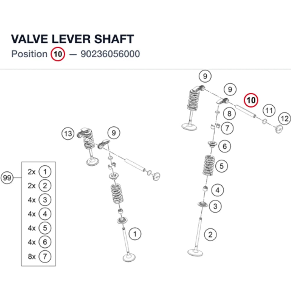 VALVE LEVER SHAFT