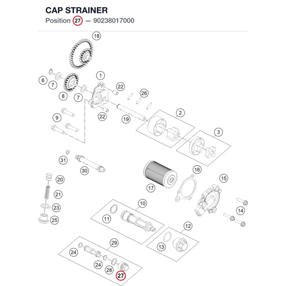 CAP STRAINER