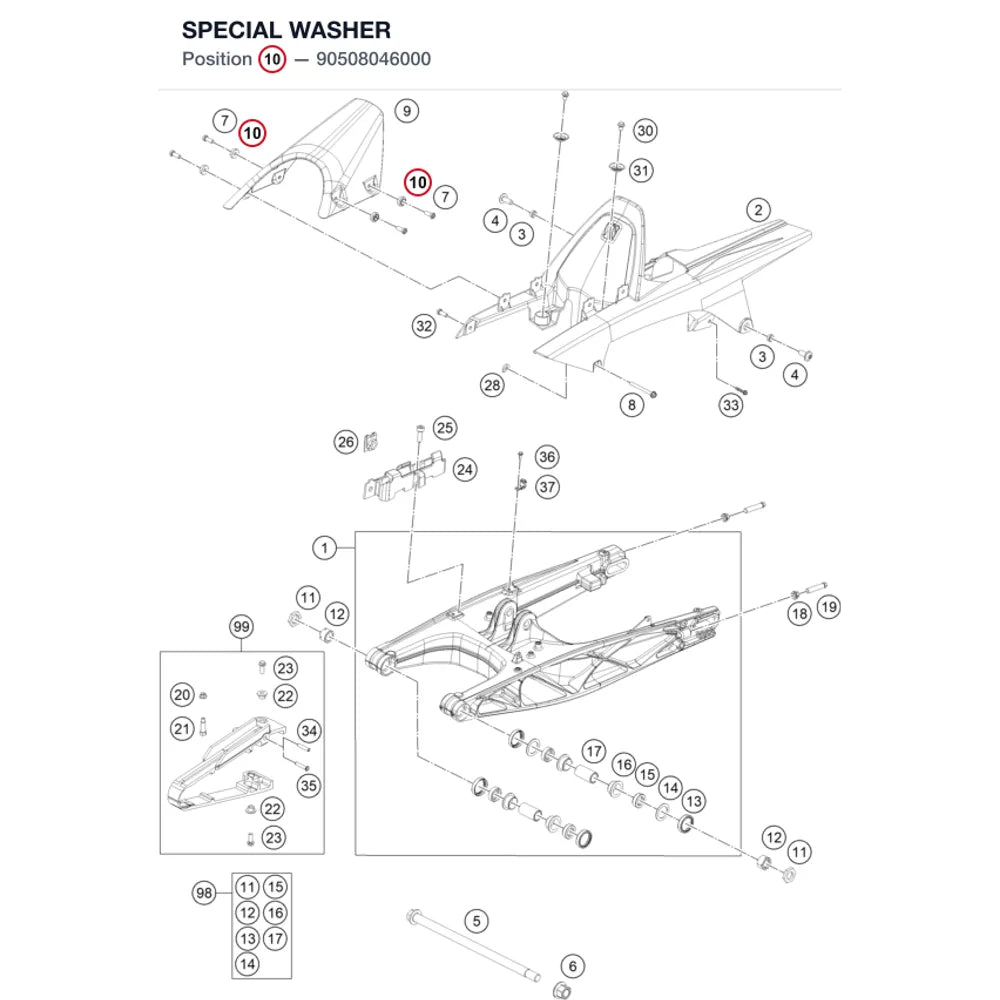SPECIAL WASHER