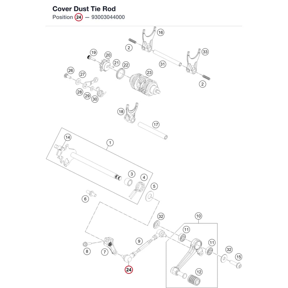Cover Dust Tie Rod