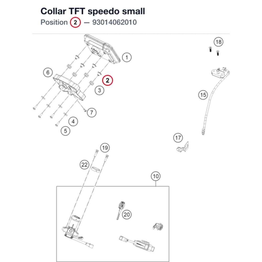 Collar TFT speedo small