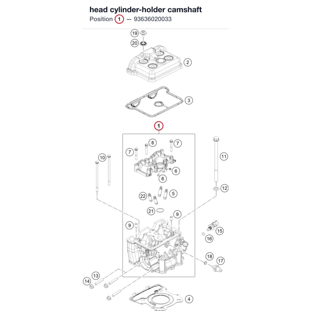head cylinder-holder camshaft